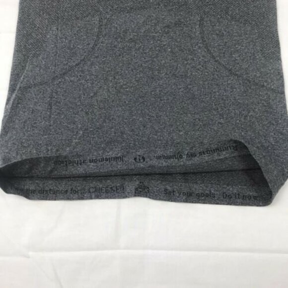 Lululemon Swiftly Tech Run Racerback Heathered Gray Tank Top Shirt Size 6 - Picture 4 of 9
